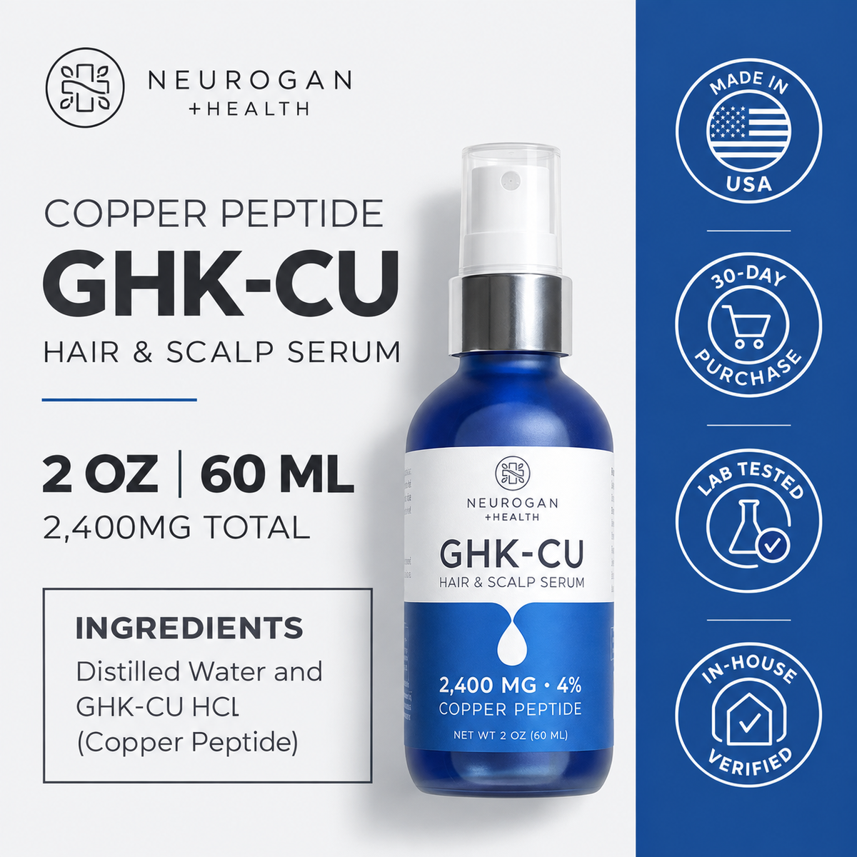 GHK-Cu Copper Peptide Hair & Scalp Serum