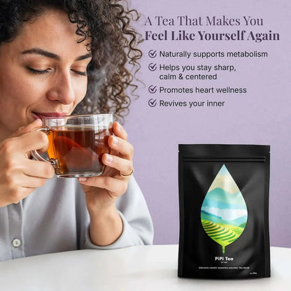 PiPi Tea – Supports Insulin Sensitivity To Help Lower Blood Sugar Levels Naturally