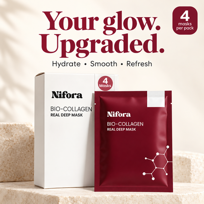 Nifora Bio-Collagen Mask — hydrate, smooth and refresh